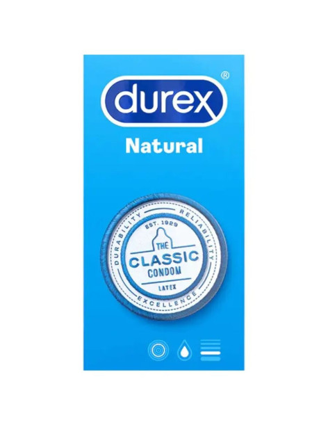 DUREX NATURAL CLASSIC 6 UNIDADES