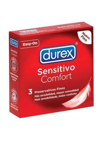 DUREX SENSITIVO SUAVE 3 UDS