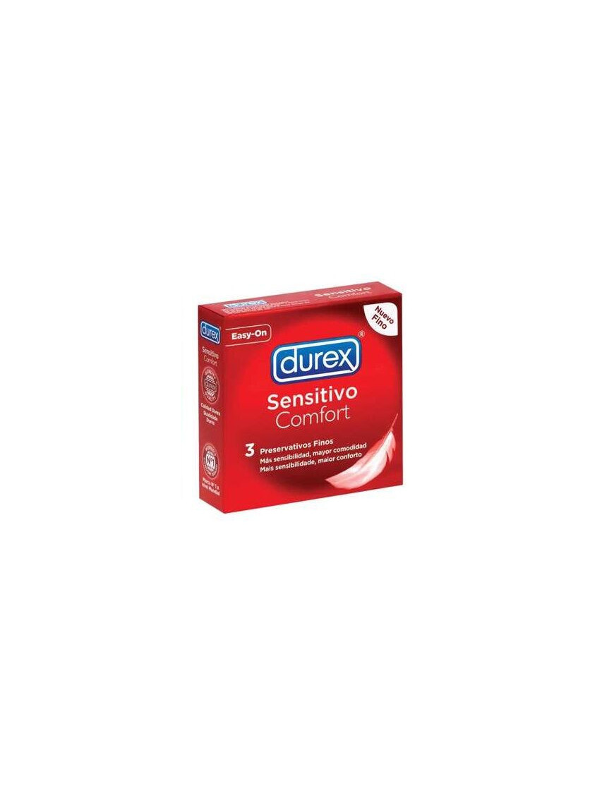 DUREX SENSITIVO SUAVE 3 UDS