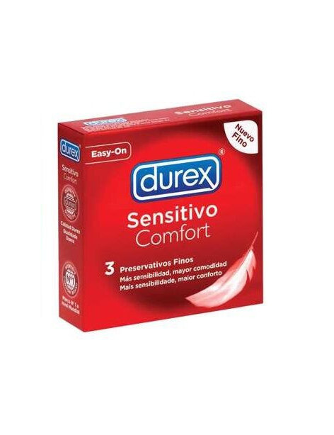 DUREX SENSITIVO SUAVE 3 UDS