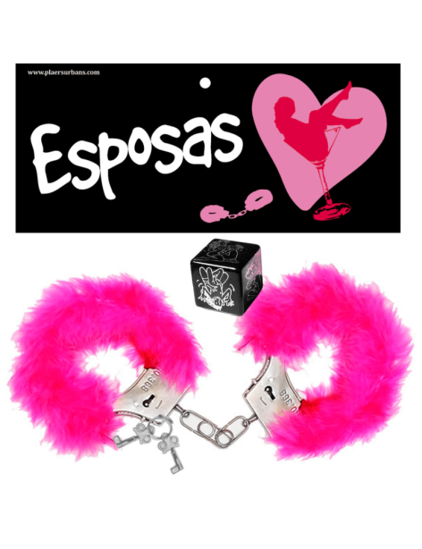 PACK ESPOSAS Y DADO POSTURAS ROSA