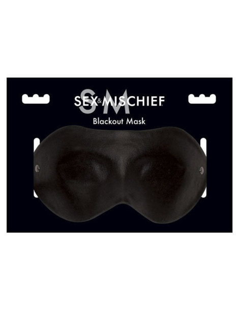 SEX & MICHIEF BLACKOUT MASCARA NEGRO LEATHER