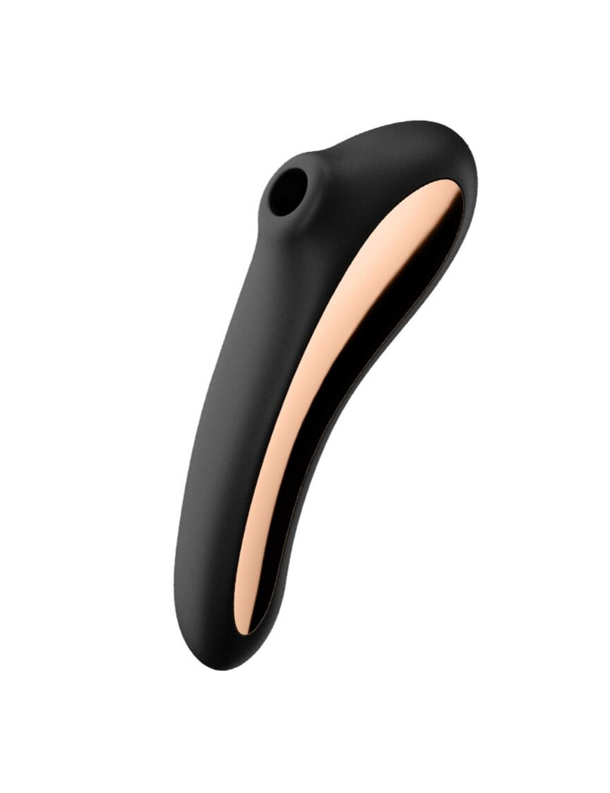 SATISFYER DUAL KISS ESTIMULADOR CLITORIS - NEGRO