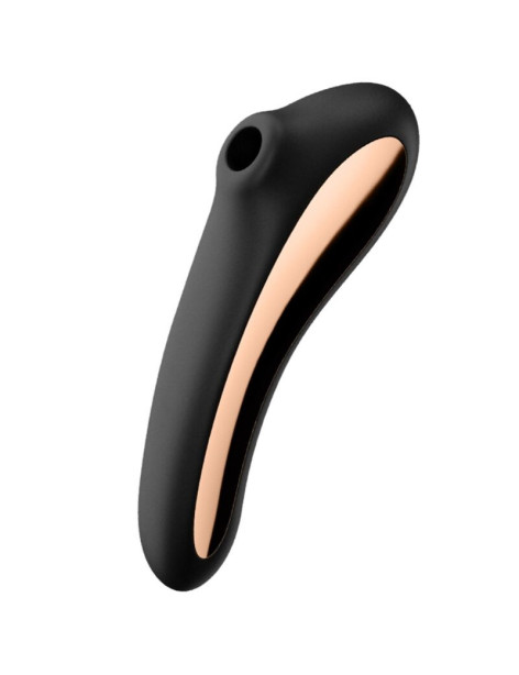 SATISFYER DUAL KISS ESTIMULADOR CLITORIS - NEGRO