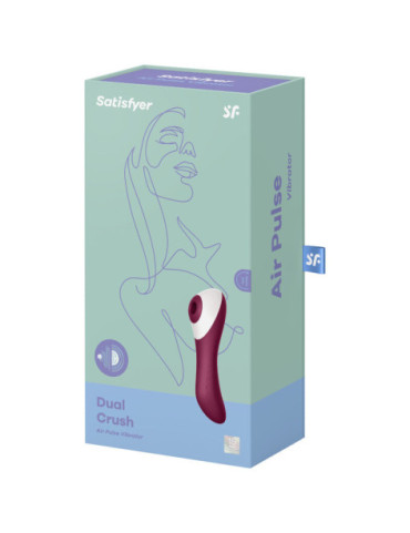 SATISFYER DUAL CRUSH ESTIMULADOR Y VIBRADOR