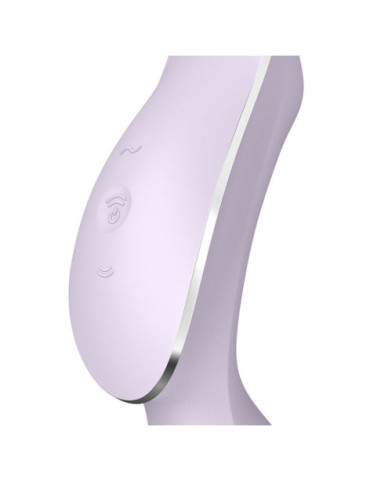 SATISFYER CURVY TRINITY 2 ESTIMULADOR Y VIBRADOR - MORADO