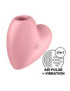 SATISFYER CUTIE HEART ESTIMULADOR Y VIBRADOR - ROSA