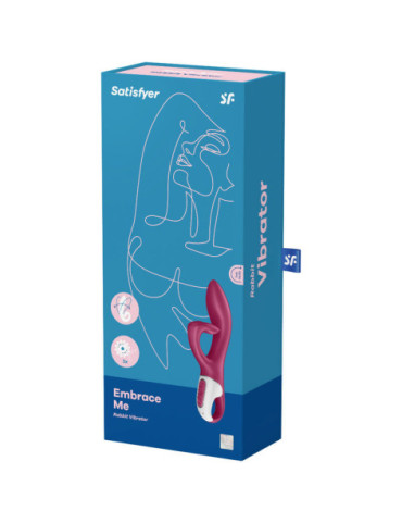 SATISFYER EMBRACE ME VIBRADOR PUNTO G - ROJO