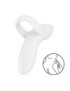 SATISFYER BOLD LOVER DEDAL VIBRADOR - BLANCO