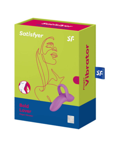 SATISFYER BOLD LOVER DEDAL VIBRADOR - ROSA