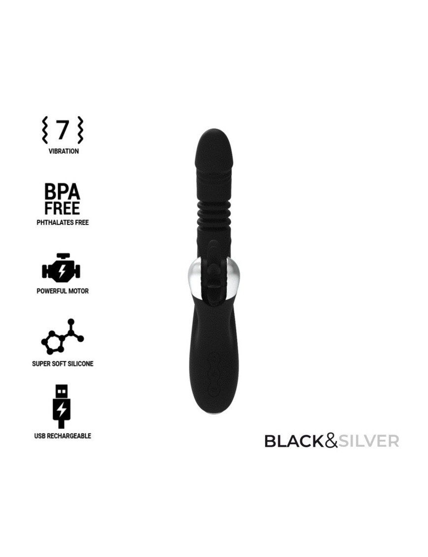 BLACK&SILVER BUNNY REED UP & DOWN VIBE