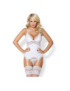 OBSESSIVE - CORSET 810-COR-1 BLANCO S/M