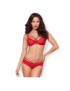 OBSESSIVE - 860-SET-1 SET DOS PIEZAS ROJO S/M