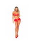 LEG AVENUE SET TRES PIEZAS SUJETADOR, LIGUERO Y TANGA