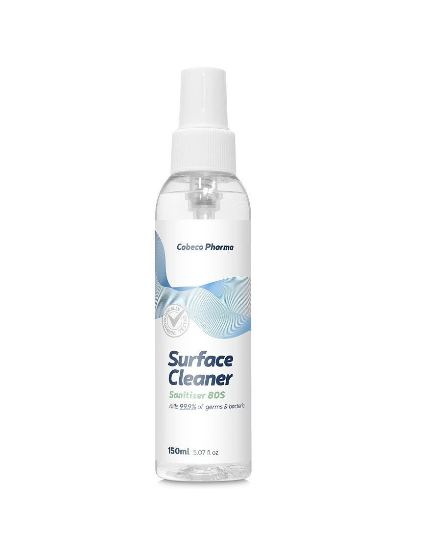 SURFACE DESINFECTANTE SUPERFICIES 80% ALCOHOL 150ML /en/de/fr/es/it/nl/