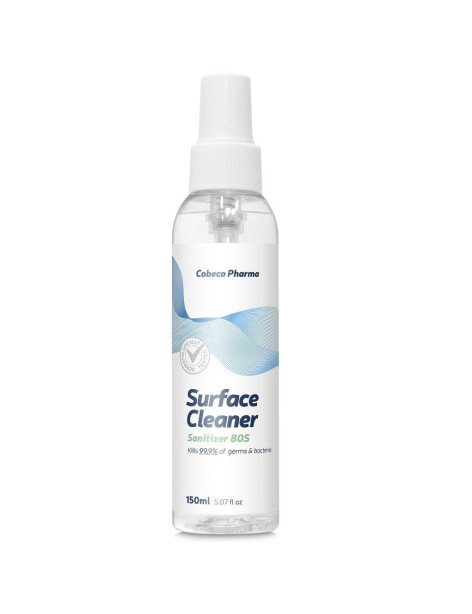 SURFACE DESINFECTANTE SUPERFICIES 80% ALCOHOL 150ML /en/de/fr/es/it/nl/