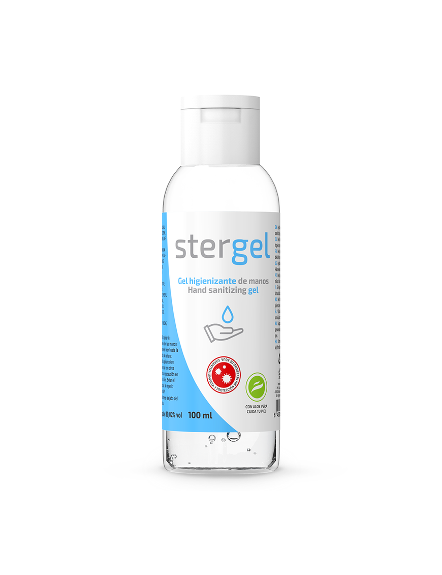 STERGEL HIDROALCOHOLICO + ALOE VERA + FRAGANCIA 100ML