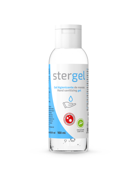 STERGEL HIDROALCOHOLICO + ALOE VERA + FRAGANCIA 100ML